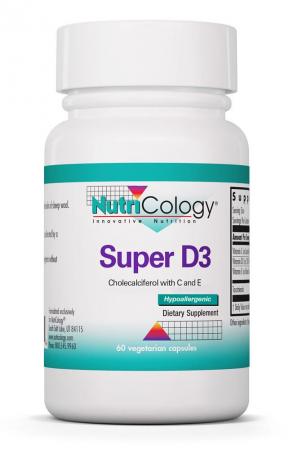 Super D3 60 Vegetarian Capsules by Nutricology