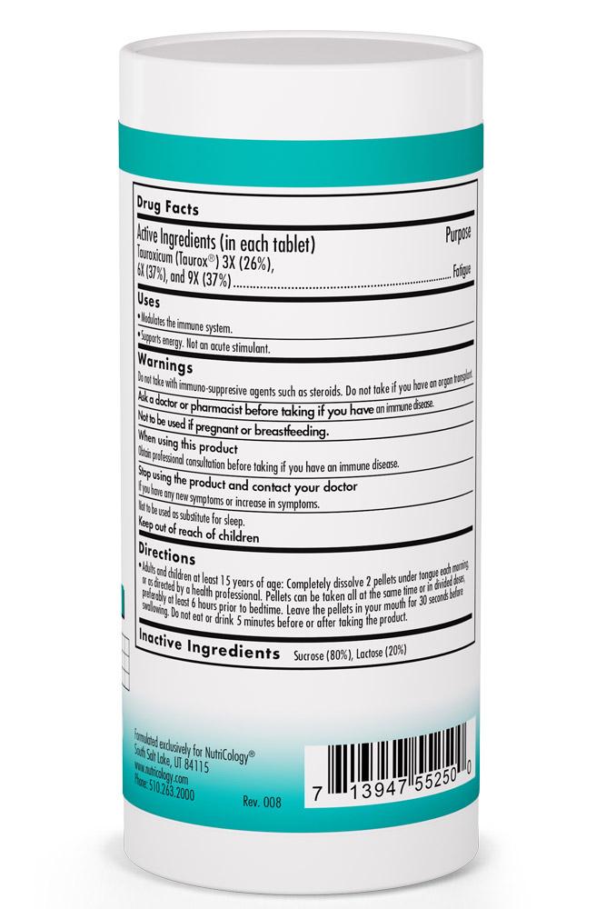 Taurox High Potency 80 pellets 4 grams (0.14 oz.) by Nutricology