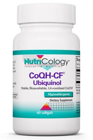 CoQH-CF® Ubiquinol 60 Softgels by Nutricology