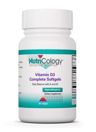 Vitamin D3 Complete Softgels by Nutricology
