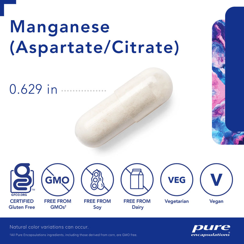 Manganese (aspartate/citrate) by Pure Encapsulations®