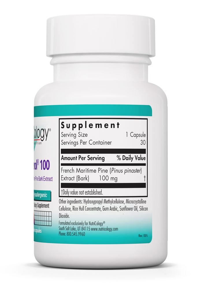 Pycnogenol® 100 30 Vegetarian Capsules by Nutricology