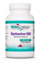 Berberine 500 90 Vegetarian Capsules by Nutricology