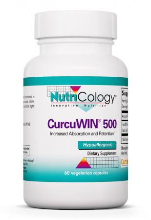 CurcuWIN® 500 60 Vegetarian Capsules by Nutricology