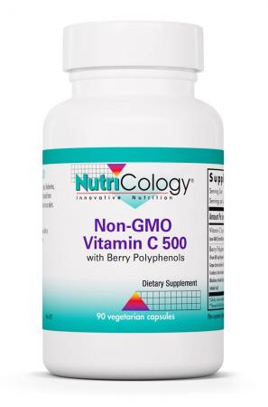 Non-GMO Vitamin C 500 90 Vegetarian Capsules by Nutricology