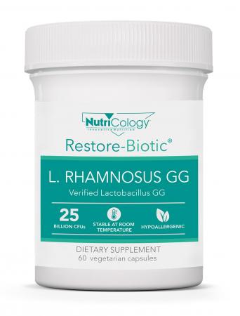 Restore-Biotic® L. RHAMNOSUS GG 60 Vegetarian Capsules by Nutricology