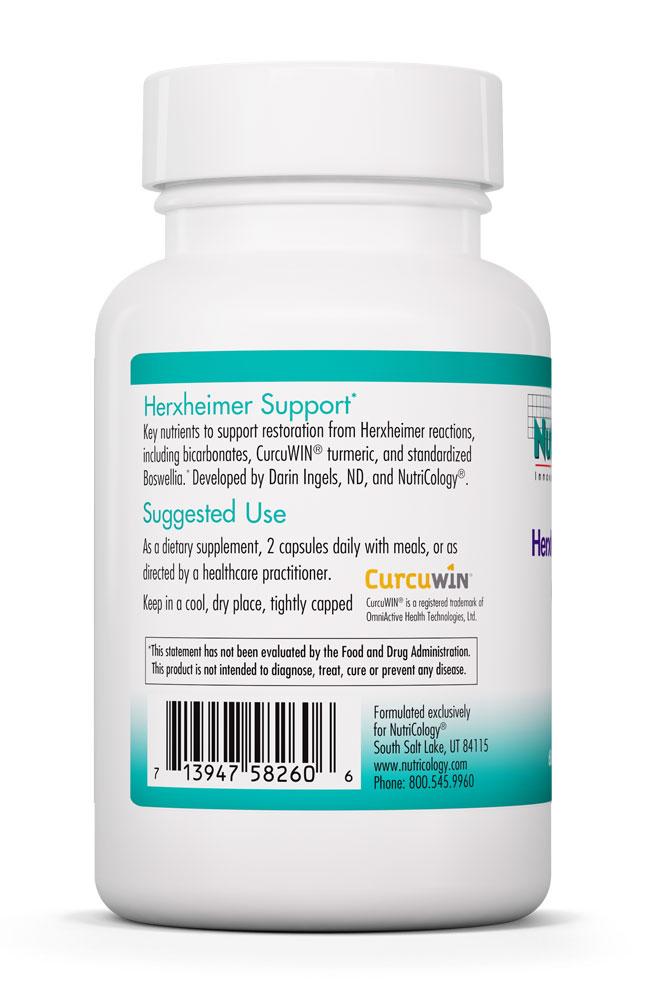 Herxheimer Support* 60 Vegetarian Capsules by Nutricology
