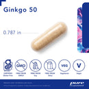 Ginkgo 50 160 mg by Pure Encapsulations®