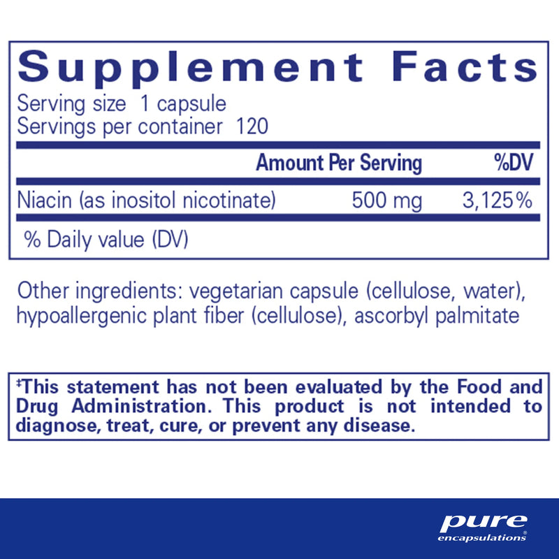 Niacitol 500 mg by Pure Encapsulations®