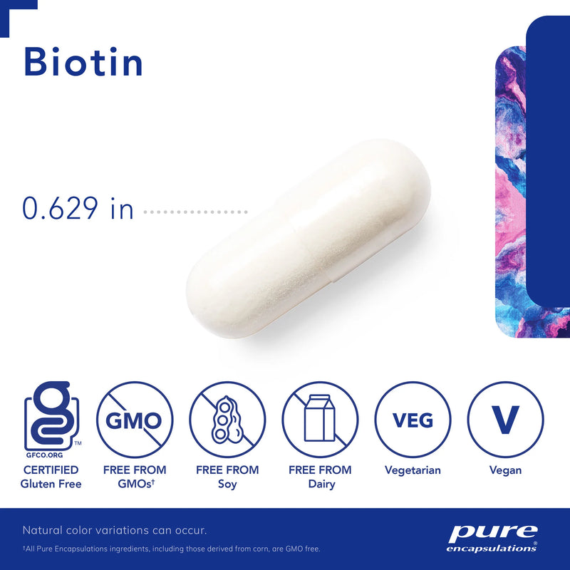 Biotin 8 mg by Pure Encapsulations®
