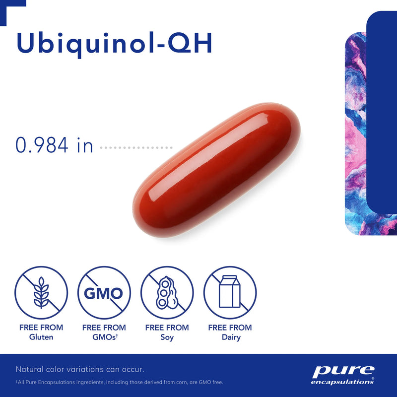 Ubiquinol-QH 100 mg by Pure Encapsulations®