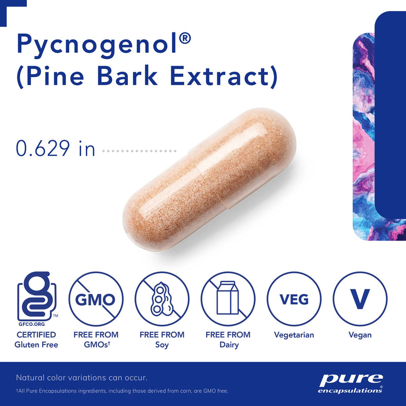 Pycnogenol (Pine Bark Extract) 50 mg by Pure Encapsulations®