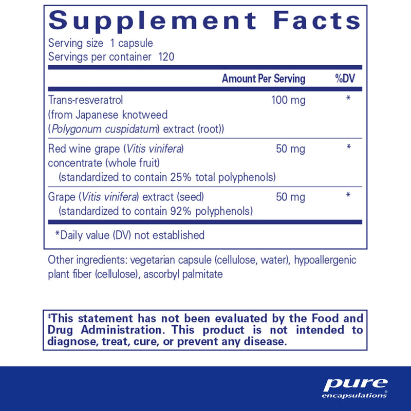 Resveratrol EXTRA by Pure Encapsulations®