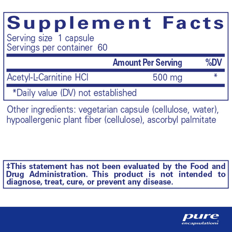 Acetyl-l-Carnitine by Pure Encapsulations®