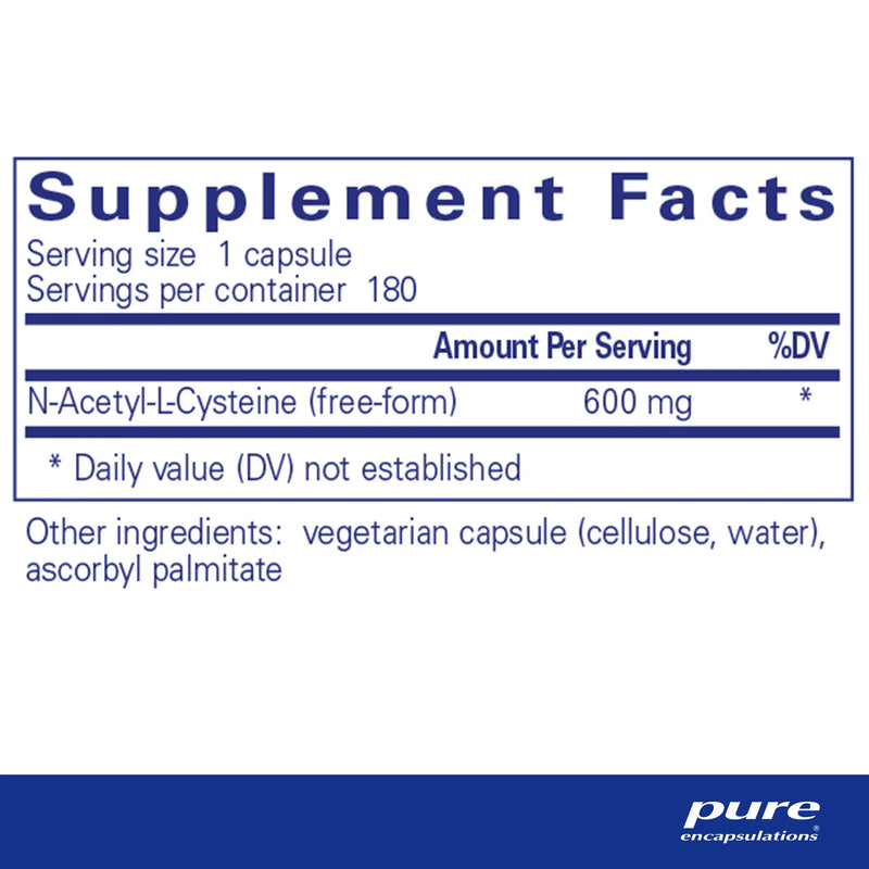 NAC 600 mg by Pure Encapsulations®