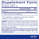 Melatonin 20 mg by Pure Encapsulations®