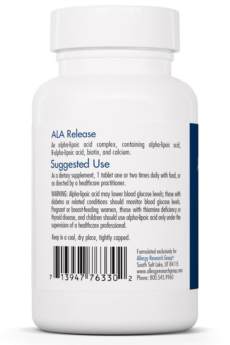 ALA Release Lipoic Complex 60 Tablets by Allergy Research Group