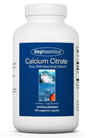Calcium Citrate 150mg 180 Vegetarian Capsules by Allergy Research Group