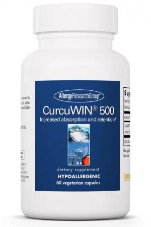 CurcuWIN® 500 Increased Absorption and Retention* 60 vegetarian capsules by Allergy Research Group