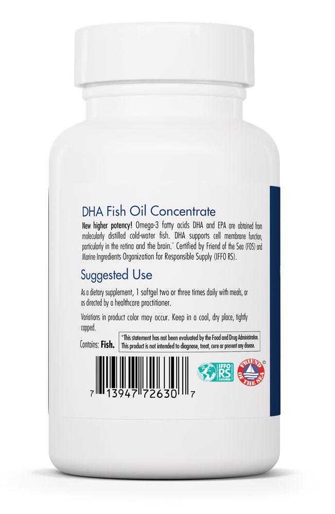 DHA Fish Oil Concentrate 90 softgels by Allergy Research Group
