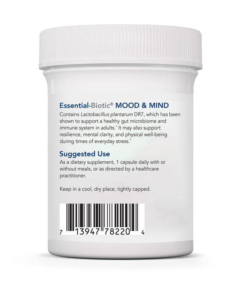 Essential-Biotic® MOOD & MIND New! 60 vegetarian capsules by Allergy Research Group