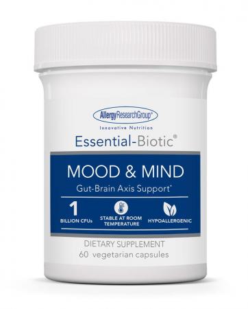 Essential-Biotic® MOOD & MIND New! 60 vegetarian capsules by Allergy Research Group