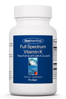 Full Spectrum Vitamin K 90 softgels by Allergy Research Group