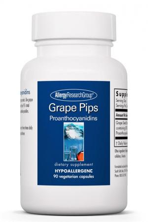 Grape Pips Proanthocyanidins 100 mg 90 vegetarian capsules by Allergy Research Group