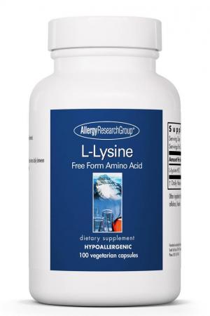 L-Lysine 500 mg 100 vegetarian capsules by Allergy Research Group