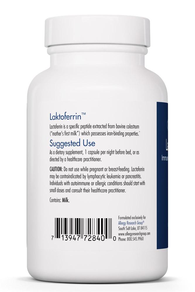 Laktoferrin 350 mg 90 vegetarian capsules by Allergy Research Group