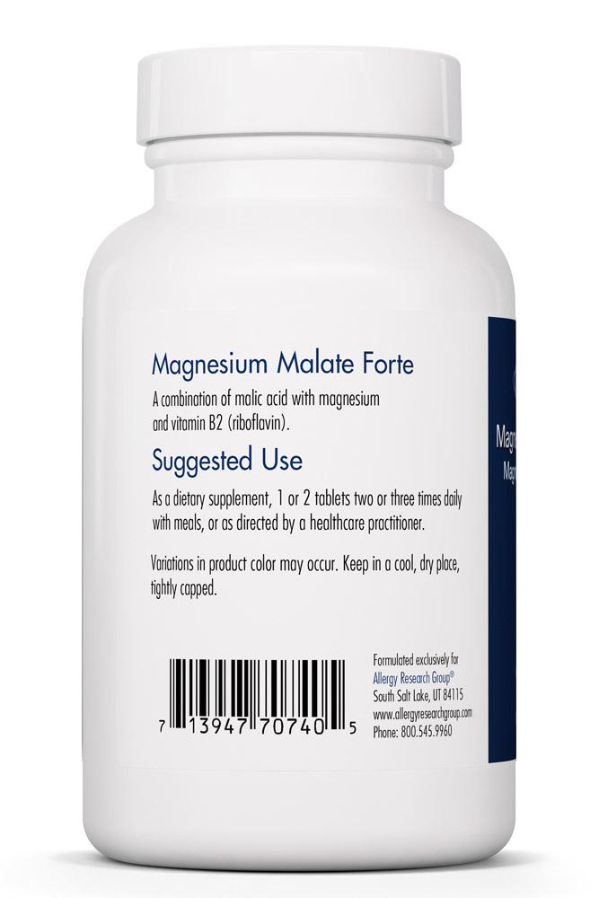 Magnesium Malate Forte 120 Vegetarian Tablets by Allergy Research Group