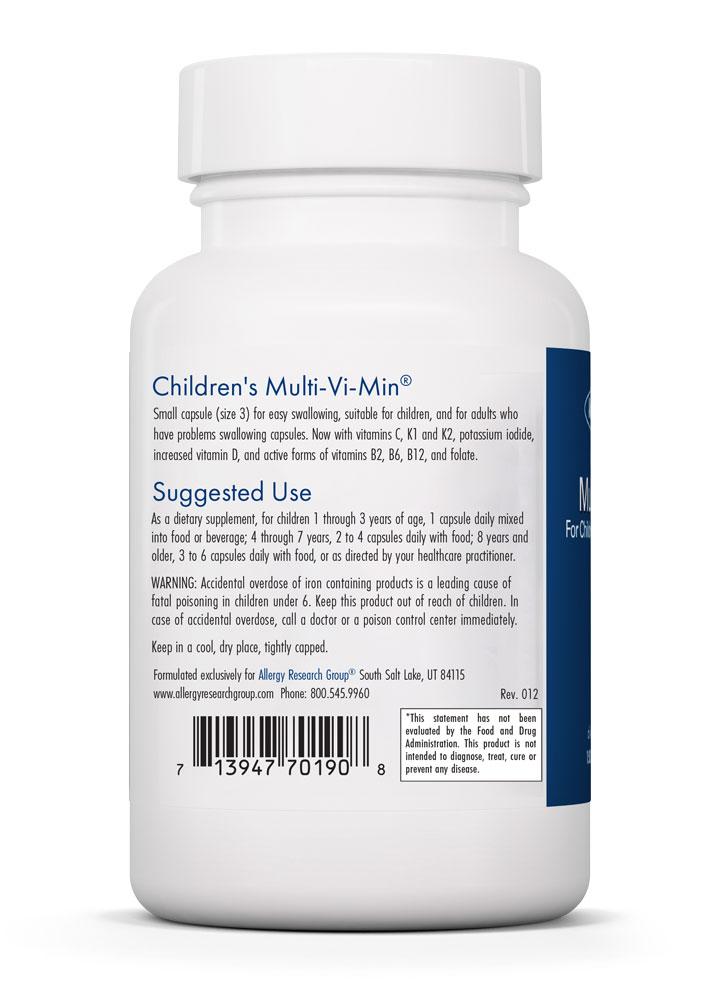 MultiMin 120 Vegetarian Caps by Allergy Research Group