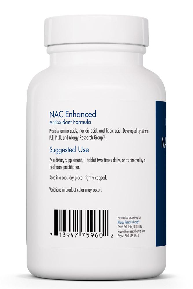 NAC Enhanced 90 Tablets by Allergy Research Group