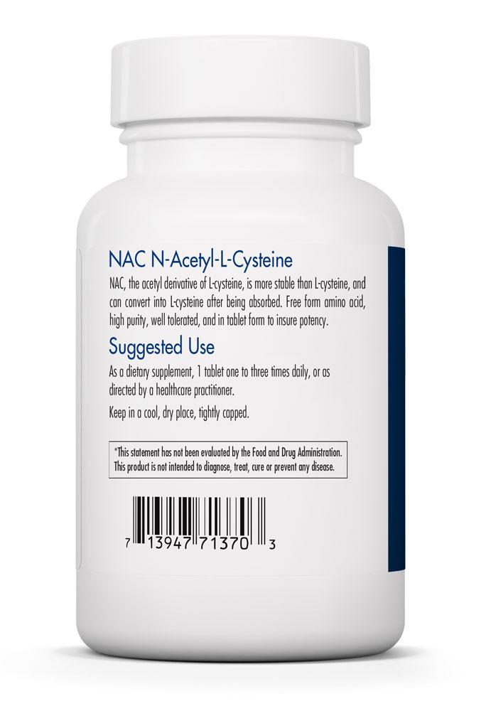NAC N-Acetyl-L-Cysteine 120 Tablets by Allergy Research Group