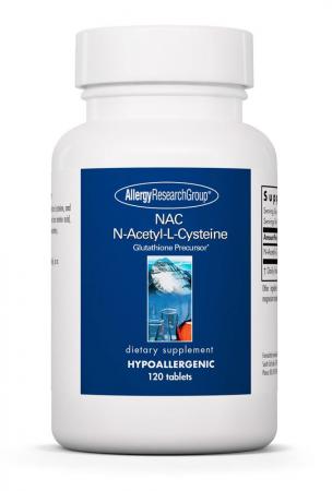 NAC N-Acetyl-L-Cysteine 120 Tablets by Allergy Research Group