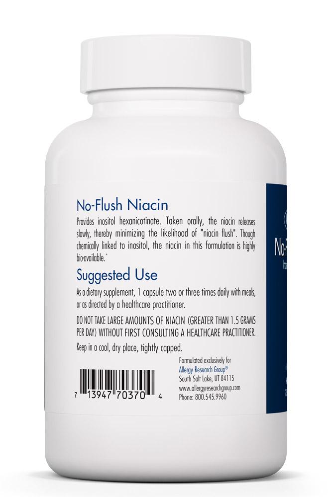 No-Flush Niacin 75 Vegetarian Caps by Allergy Research Group