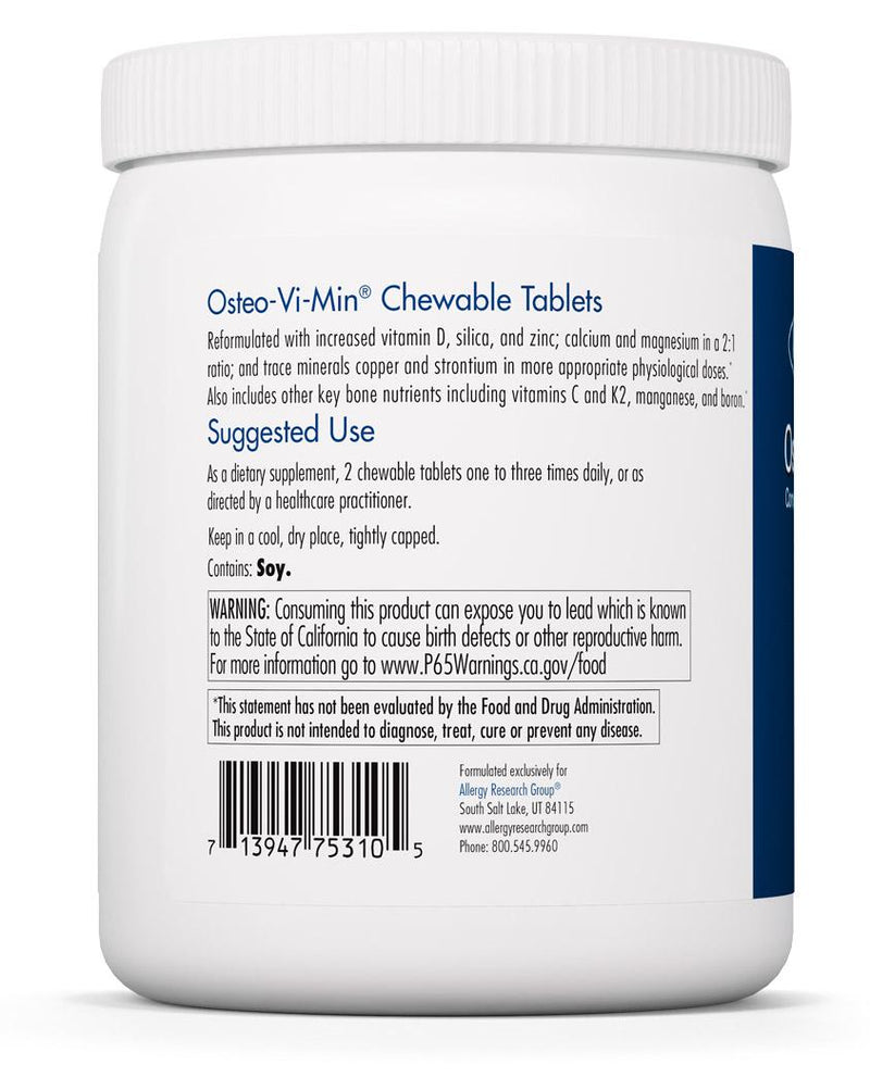 Osteo-Vi-Min® 180 Chewable tablets by Allergy Research Group