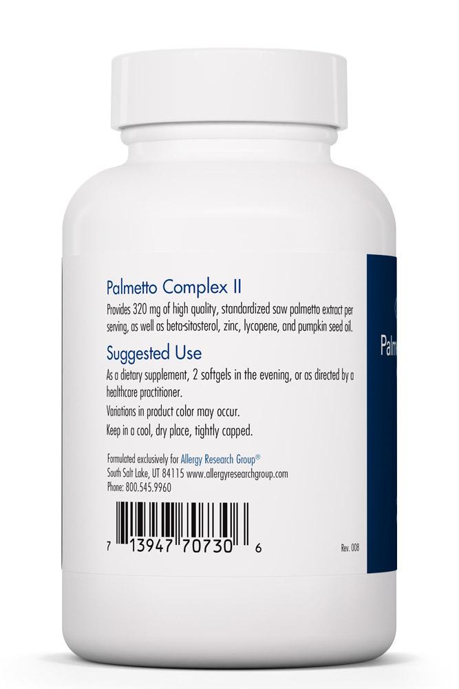 Palmetto Complex II 60 Softgels by Allergy Research Group