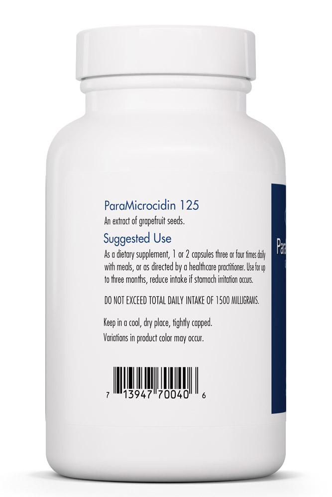 ParaMicrocidin 125 Mg 150 Vegetarian Caps by Allergy Research Group
