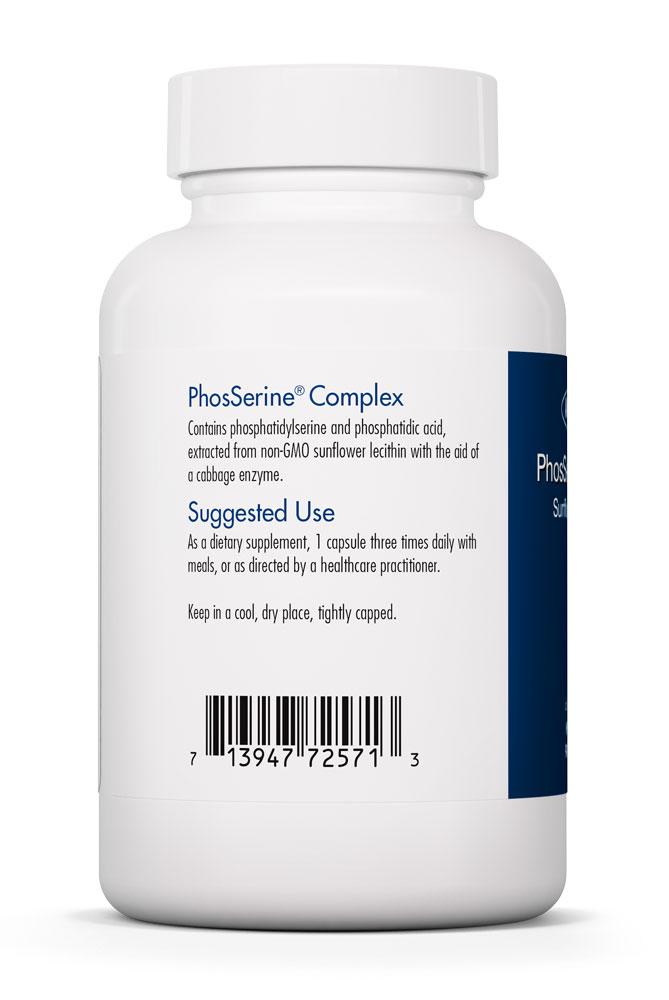 PhosSerine® Complex 90 Vegetarian Capsules by Allergy Research Group