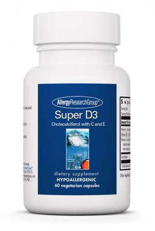 Super D3 60 Vegetarian Capsules by Allergy Research Group