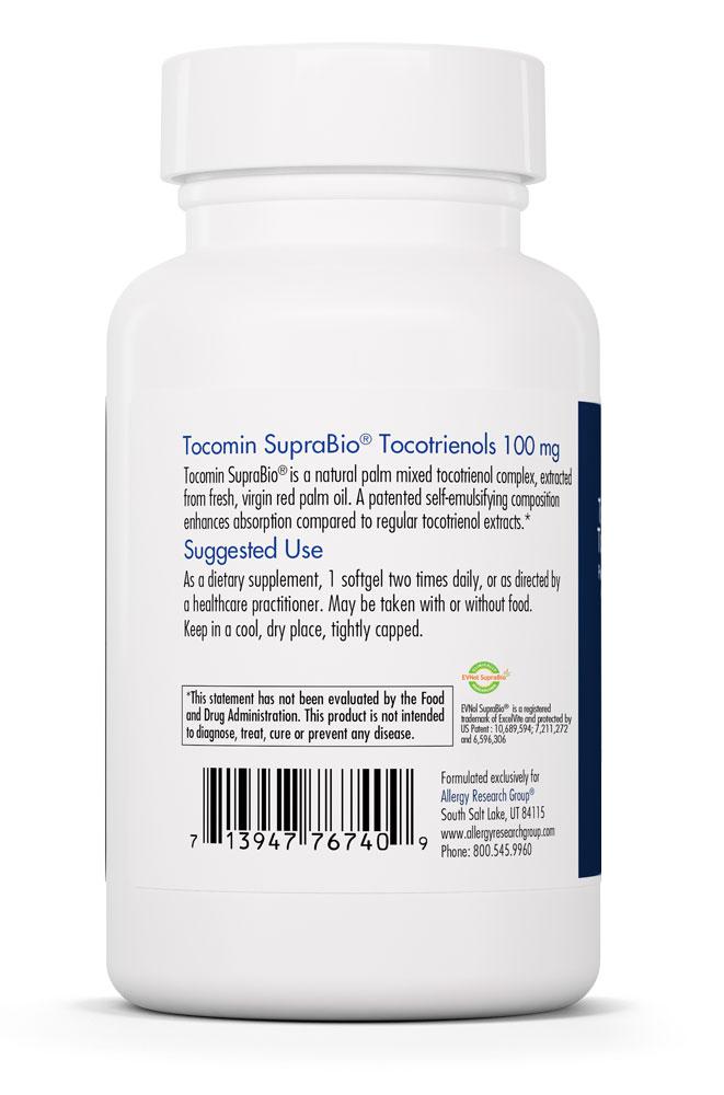 Tocomin SupraBio® Tocotrienols (60 Softgels) by Allergy Research Group