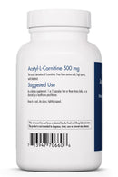 Acetyl-L-Carnitine 500 Mg 100 Caps Allergy Research Group