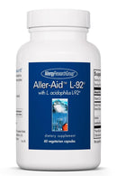 Aller-Aid™ L-92® with L. Acidophilus L-92® 60 vegetarian capsules by Allergy Research Group