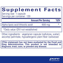 Alpha Lipoic Acid 600 mg by Pure Encapsulations®