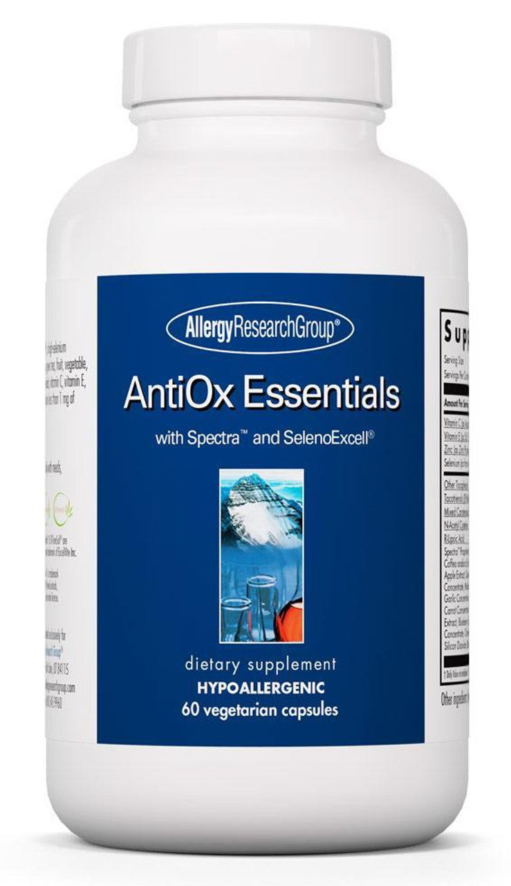 AntiOx Essentials with Spectra™ and SelenoExcell® 60 vegetarian capsules by Allergy Research Group