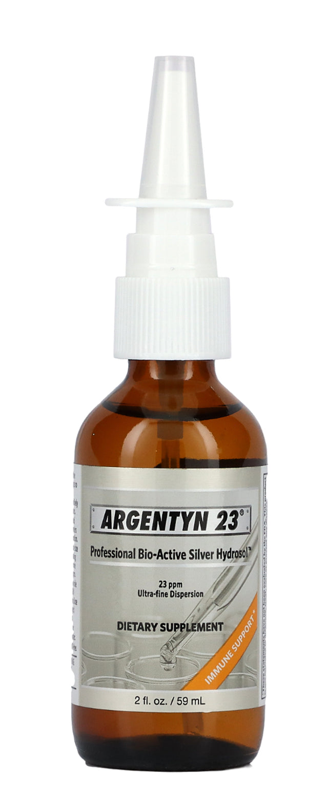 Argentyn 23® 59 mL (2 fl. oz.) vertical spray Bio-Active Silver by Allergy Research Group