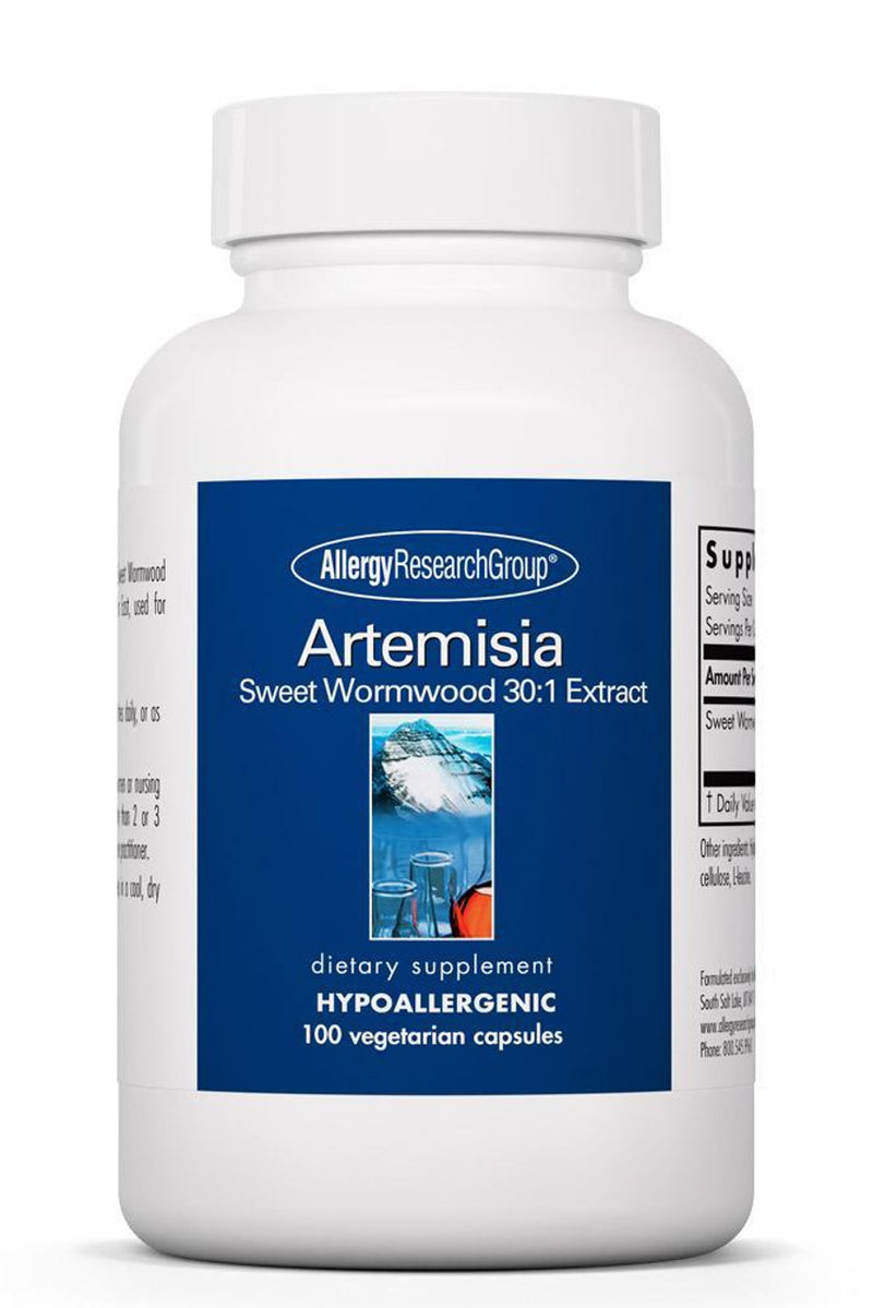 Artemisia Sweet Wormwood 30:1 Extract 500 mg 100 vegetarian capsules by Allergy Research Group