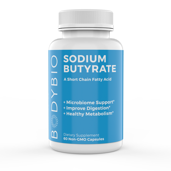 BodyBio Butyrate: Gut Health Supplement (Sodium)
