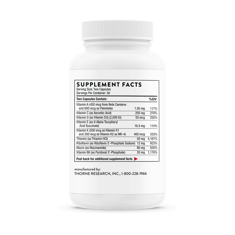 Basic Nutrients 2/Day - NSF Certified for Sport by THORNE